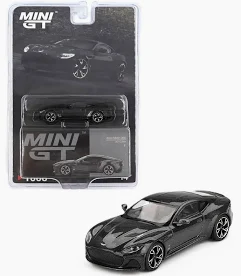 Mini GT Aston Martin Dbs 007 Edition, Black 1:64