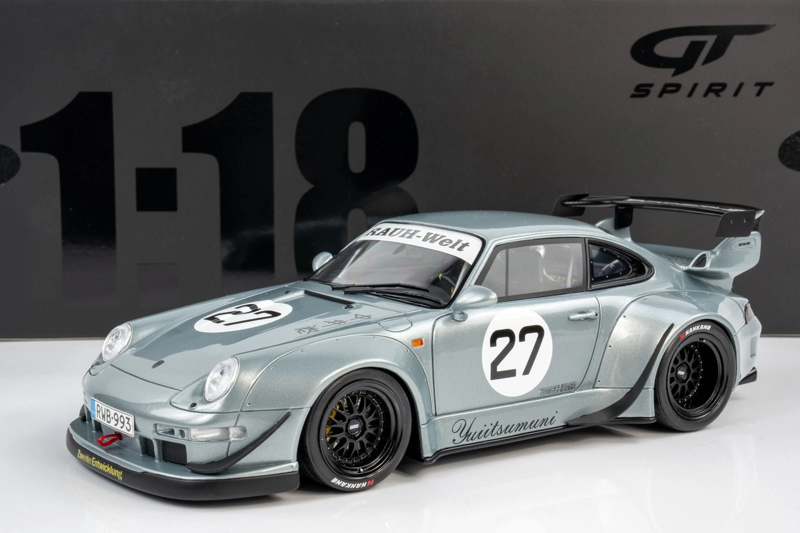 GT-Spirit 2024 RWB Yuiitsumuni *Resin*, Silver 1:18