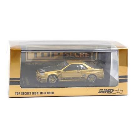 Inno64 Top Secret R34 GT-R, Gold 1:64