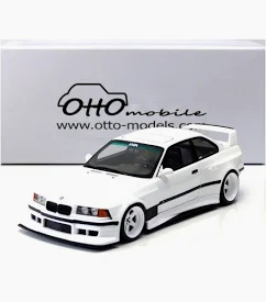 Otto Mobile 2024 BMW E36 #11 Khyzyl Saleem *Resin Series*, White/blue/red 1:18