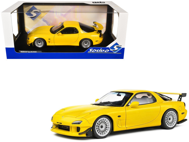 Solido 1994 Mazda RX7 FD RS Streetfighter, Yellow 1:18