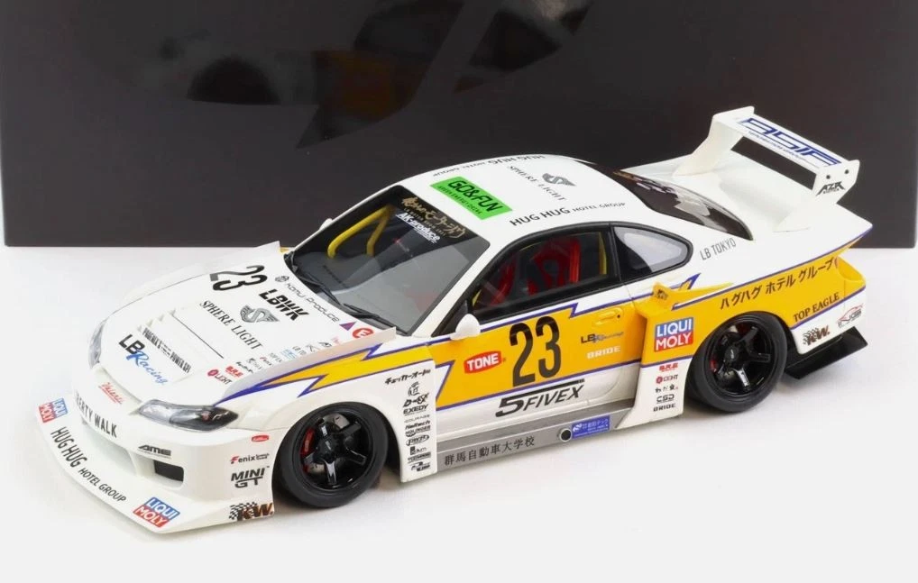 GT-Spirit 2021 Nissan S15 Silva LB Super Silhouette *Resin Serie*, White 1:18
