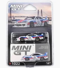 Mini GT 2025 Nissan Silvia S15 LB-Super Silhouette Garasidrift X LBWK, White/red/blue 1:64
