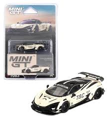 Mini GT 2024 McLaren 720S LB-Works The Boring Concept, White/black 1:64