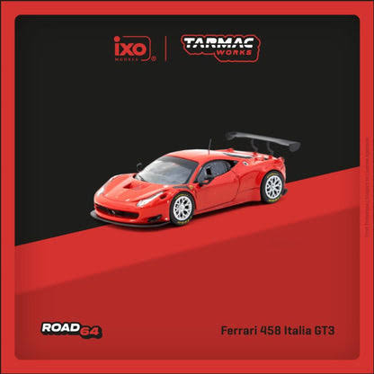 Tarmac Works Ferrari 458 Italia GT3, Red 1:64