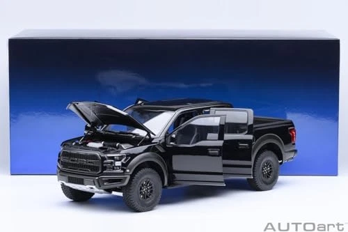 AUTOart 2019 Ford F-150 Raptor Supercrew, Black 1:18