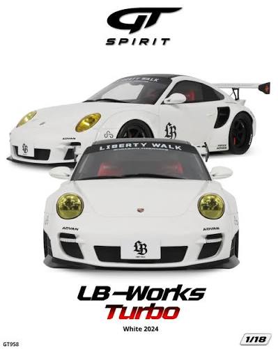 GT-Spirit 2024 LB-Works Turbo *Resin Serie*, White 1:18