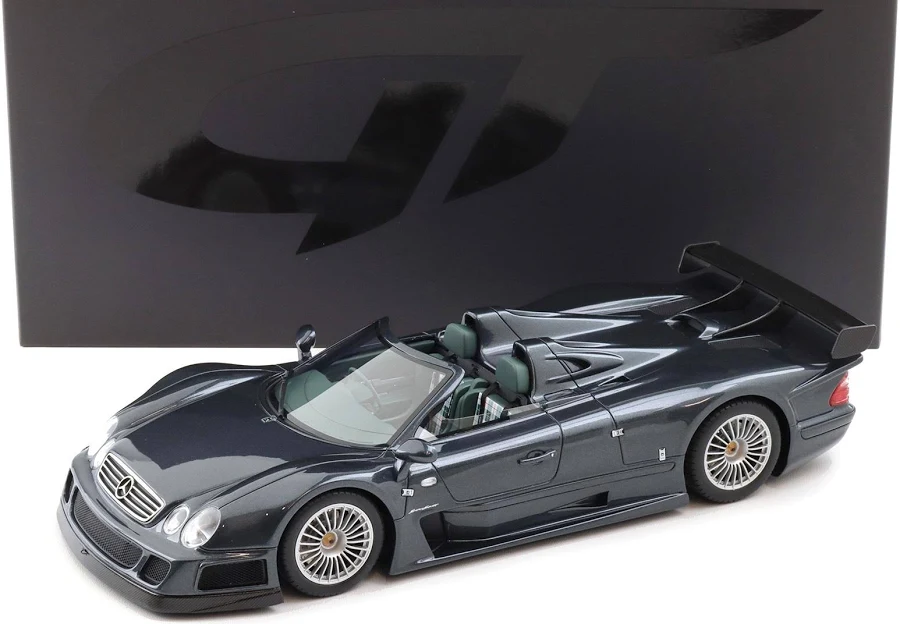 GT-Spirit 1999 Mercedes-Benz Clk-GTR Roadster *Resin*, Grey 1:18