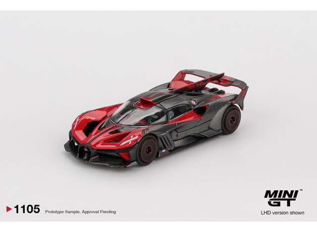 Mini GT 2026 Bugatti Bolide, Red Ultimate 1:64