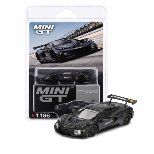 Mini GT 2025 Chevrolet Corvette Z06, Black 1:64