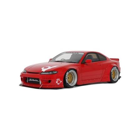 Otto Mobile 2014 Nissan Silvia S15 Rocket Bunny *Resin Series*, Nissan Red 1:18