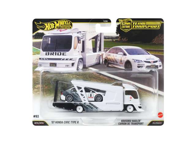 Hot Wheels HX94 Honda Civic Type-R FD2 + Kousoku hauler 1:64