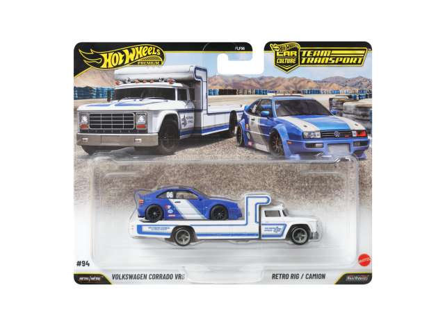 Hot Wheels JHX95 Volkswagen Corrado VR6 + Retro Rig 1:64