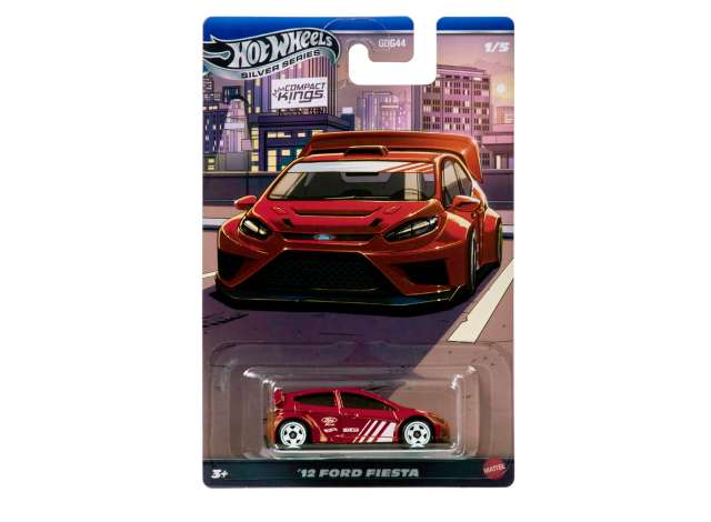 Hot Wheels JKX58 2012 Ford Fiesta, red 1:64