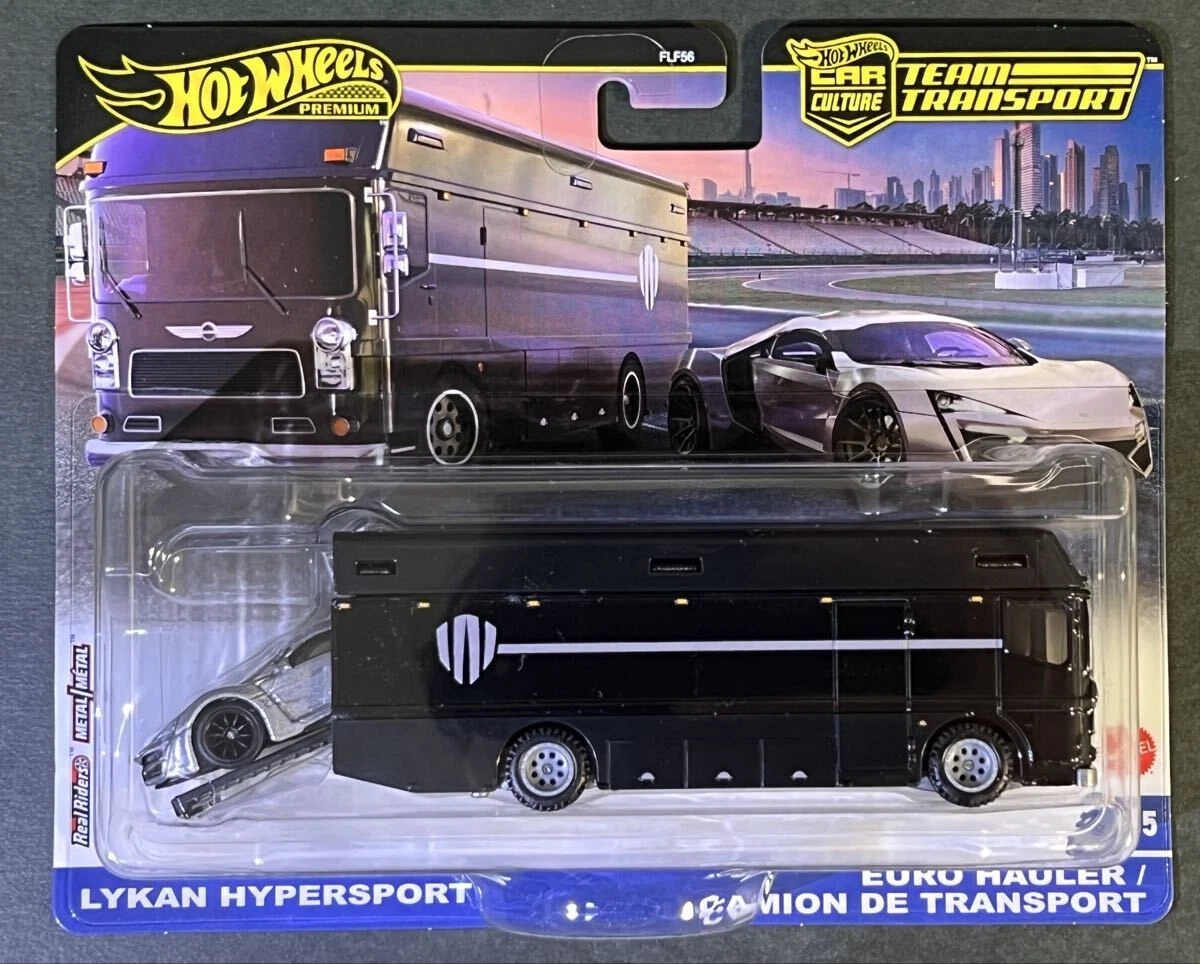 Hot Wheels JBM39: W Motor Lykan Hypersport + Euro Hauler 1:64