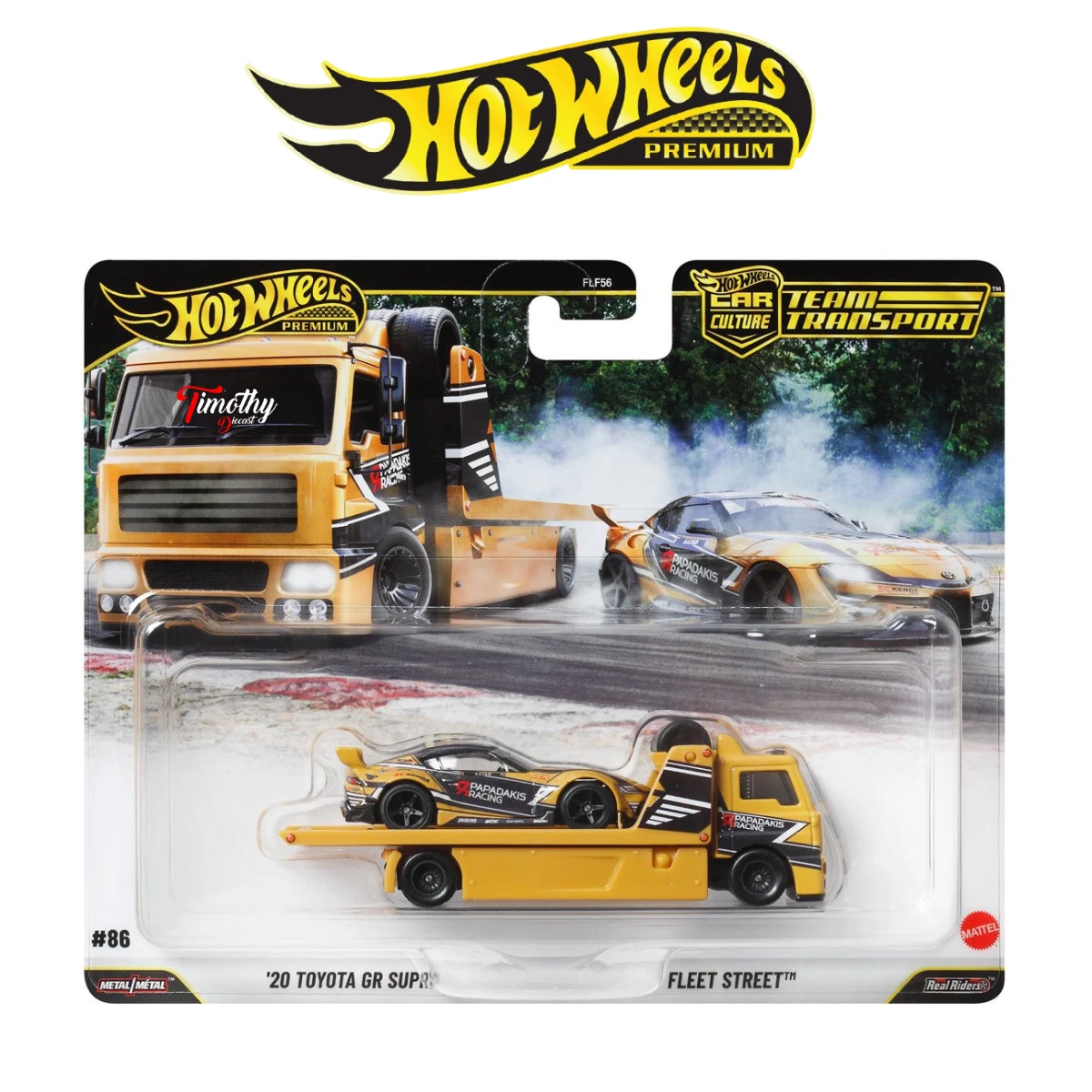 Hot Wheels JHX87 2020 Toyota GR Supra + Fleet Street, orange 1:64