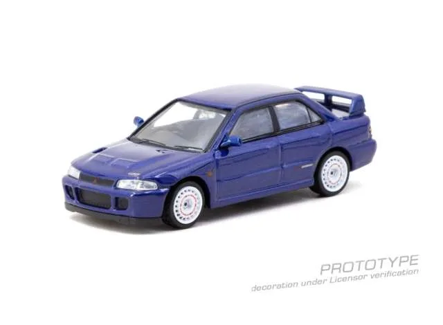 Tarmac 1994 Mitsubishi Lancer GSR Evolution 2, blue 1:64