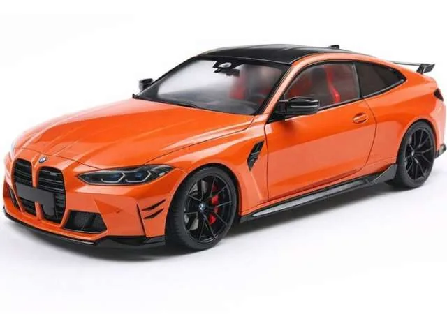 Solido 2025 BMW M4 Performance Parts, orange 1:18
