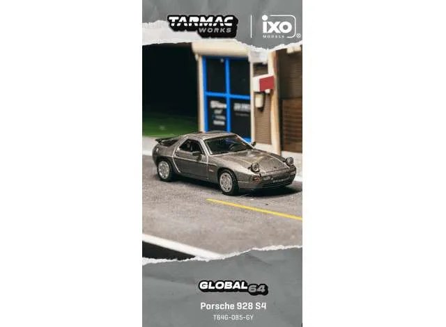 Tarmac 1992 Porsche 928 S4, grey metallic 1:64