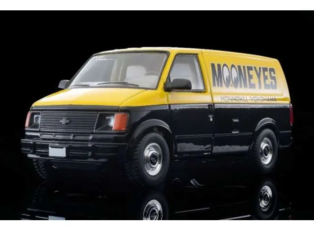 1:64 1994 Chevrolet Astro Van *MOONEYES*, yellow/black 1:64