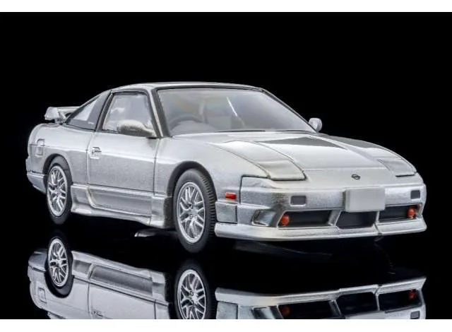Tomica Limited Vintage 1997 Nissan 180SX Type X, silver 1:64