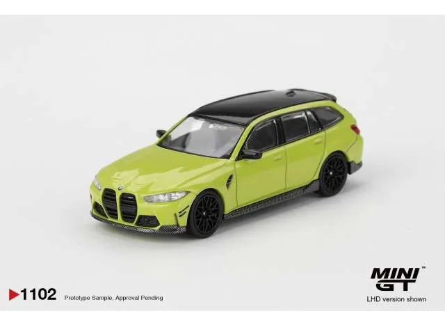 Mini GT 2025 BMW M3 (G82) Touring, Sao Paulo yellow 1:64
