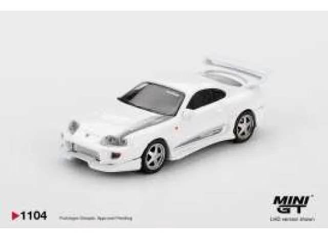 Mini GT 2014 Toyota Supra MK4 (A80) Veilside Combat V-I, white pearl metallic 1:64