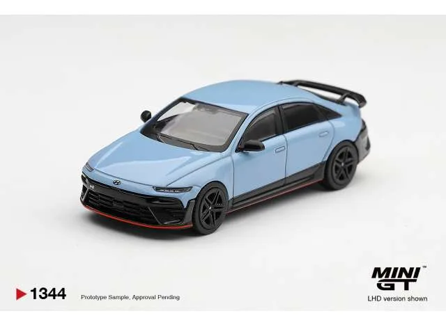 Mini GT Hyundai Ioniq 6 N Performance, blue pearl 1:64
