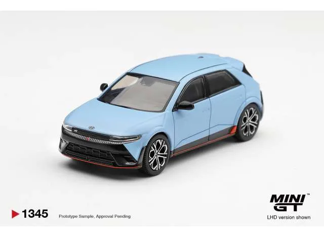 Mini GT Hyundai Ioniq 5 N Performance, blue matt 1:64