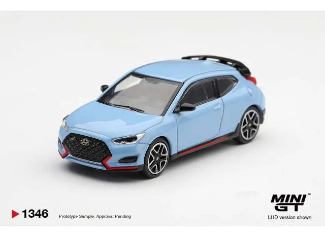 Mini GT Hyundai Veloster N Performance, blue 1:64