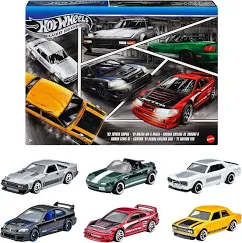 Hot Wheels Japan Themed 6-Pack In Deluxe Packaging. 1:64