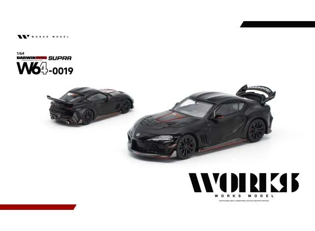 WORKS Darwin Pro Supra, black 1:64