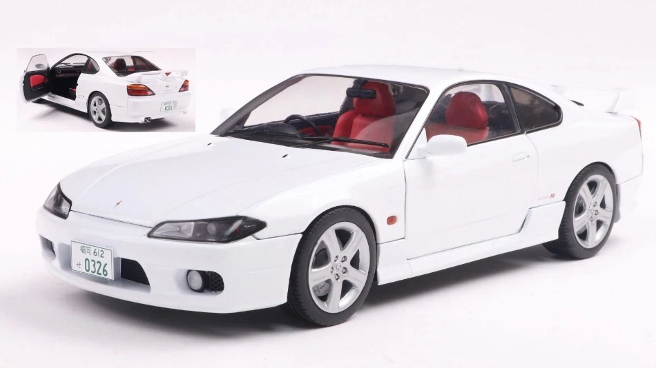 Solido 1999 Nissan Silvia S15 Spec-R Aero, White 1:18