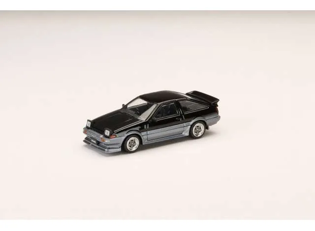 Hobby Japan Toyota Sprinter Trueno GT APEX (AE86) Late Ver. JDM Style Carbon Bonnet, black/gray 1:64