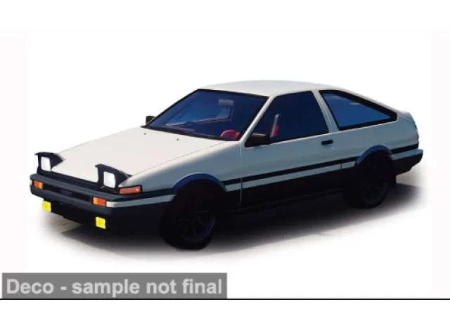 IXO America 1983 Toyota Sprinter Trueno (AE86), white/black 1:64
