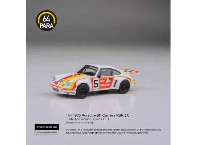 Para64 1975 Porsche 911 3.0 RSR *Café Mexicano*, various 1:64
