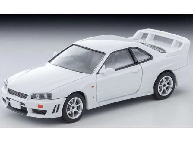 Tomica Limited Vintage 1998 Nissan Skyline 25GT Turbo, white 1:64