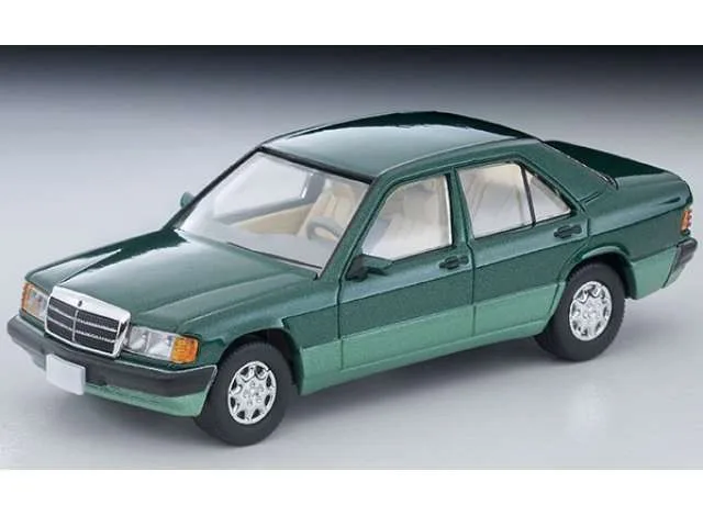 Tomica Limited Vintage 1992 Mercedes-Benz 190E, green 1:64