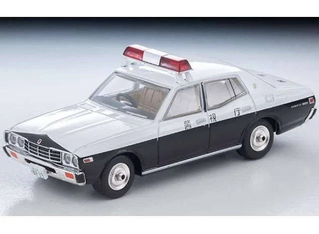 Tomica Limited Vintage Nissan Cedric 2000DX Patrol Car, white/black 1:64