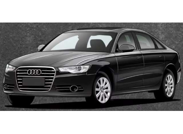 Massdi Audi A6L (C7), black 1:64