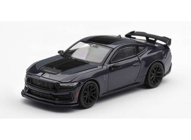 Mini GT 2025 Ford Mustang Dark Horse, blue ember 1:64