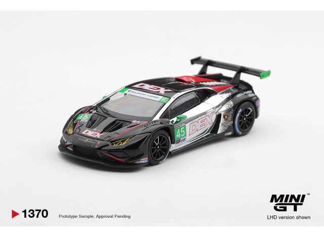 Mini GT 2025 Lamborghini Huracan GT3 EVO2 #45 Dex Wayne Taylor Racing Chevrolet Grand Prix, various 1:64