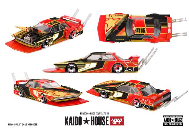 Mini GT 1985 Kaido Star Tastic V1, various 1:64
