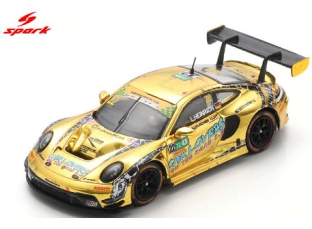 Spark 2025 Porsche 911 GT3 R (992) #22 Laurin HEINRICH SCHUMACHER CLRT 3rd Macau GT Cup FIA GT World Cup 2025, gold 1:64