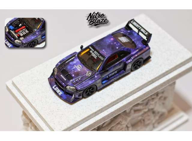 Street Weapon ER34 Skyline, purple 1:64