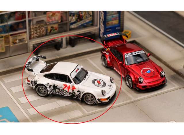 Street Weapon Porsche 964 *Akira*, white 1:64