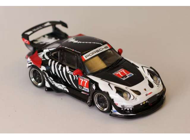 Street Weapon Porsche 993 *Bone dragon*, white/black 1:64