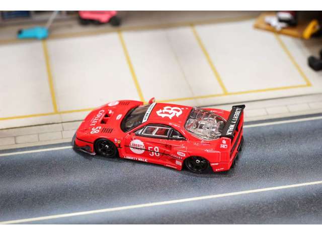 Street Weapon F40 #58, red 1:64