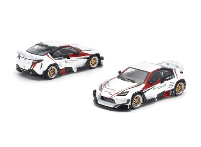 Pop Race Limited Pandem GR86 *Moontech*, white/red 1:64