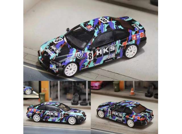 Street Weapon BMW E46 *HKS*, various 1:64